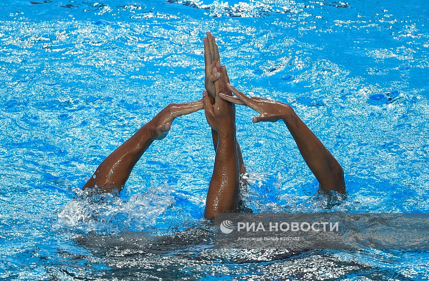 Чемпионат мира FINA 2017. Синхронное плавание. Смешанные дуэты. Произвольная программа. Финал