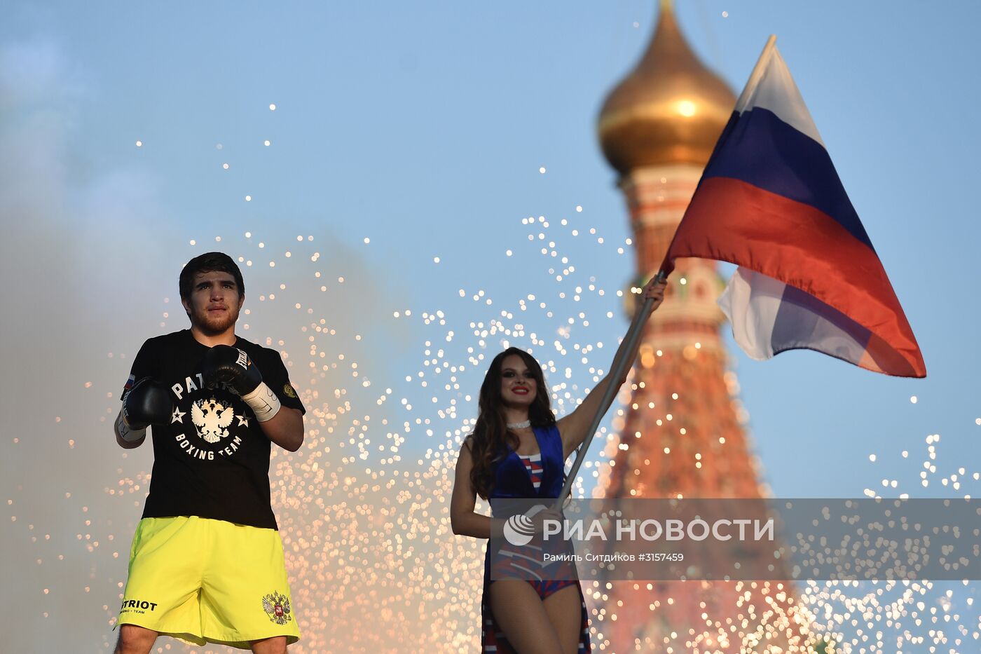 День российского бокса на Красной площади