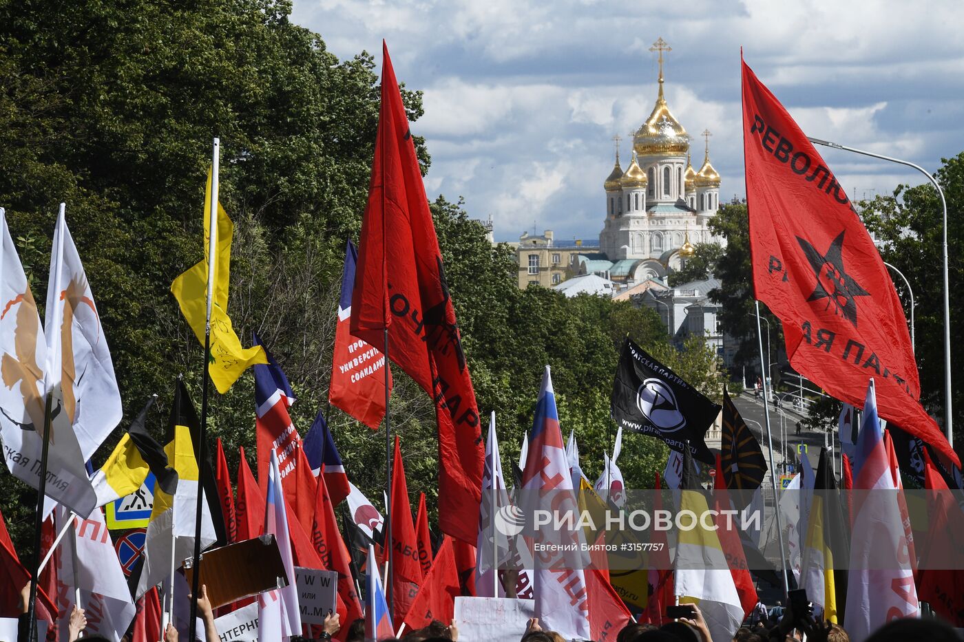 Марш "За свободный интернет" в Москве
