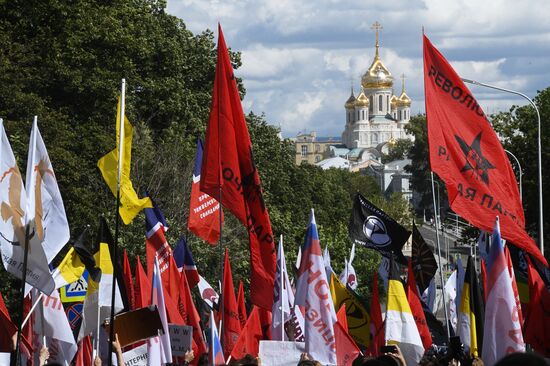 Марш "За свободный интернет" в Москве