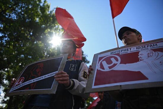Марш "За свободный интернет" в Москве