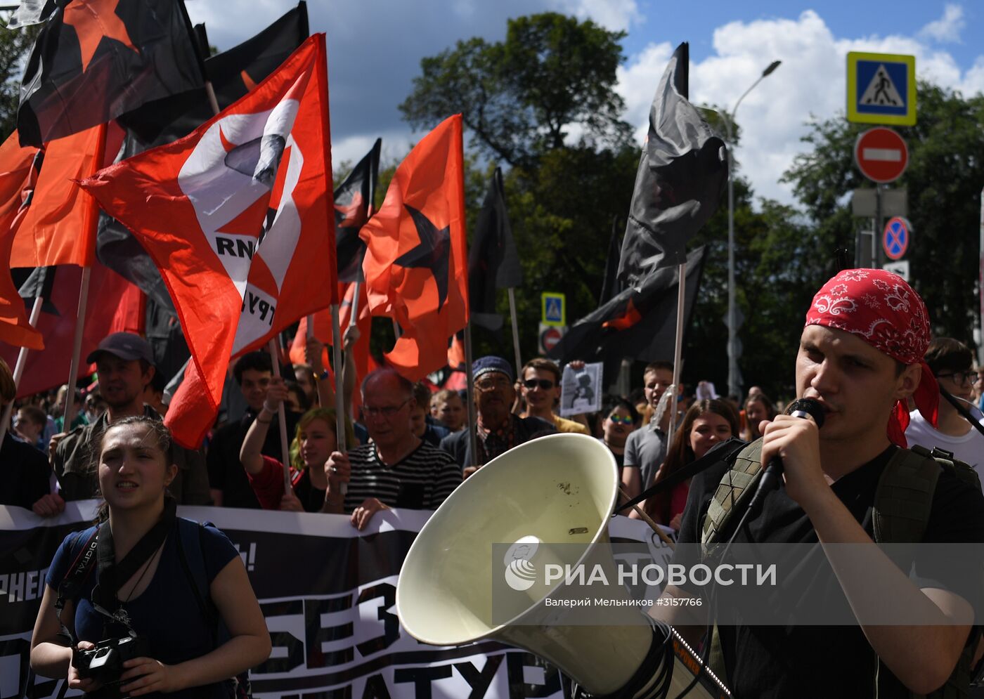 Марш "За свободный интернет" в Москве