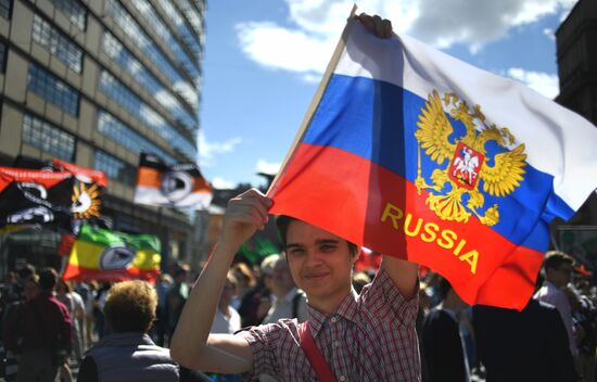 Марш "За свободный интернет" в Москве