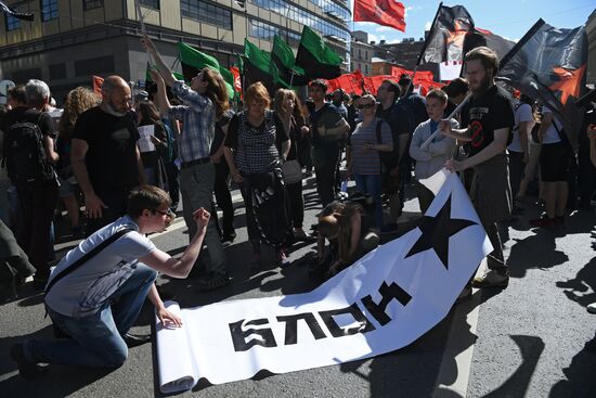 Марш "За свободный интернет" в Москве