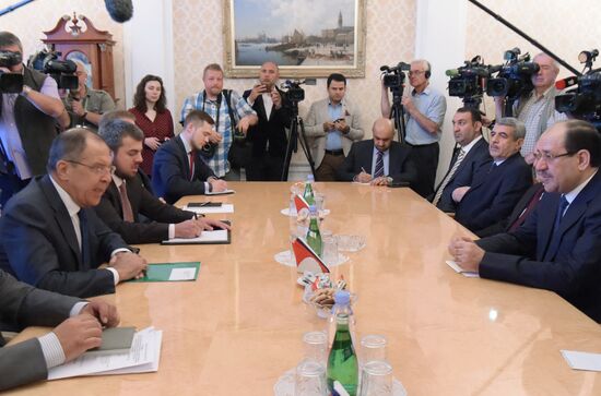Встреча главы МИД РФ С. Лаврова с вице-президентом Ирака Н. Малики