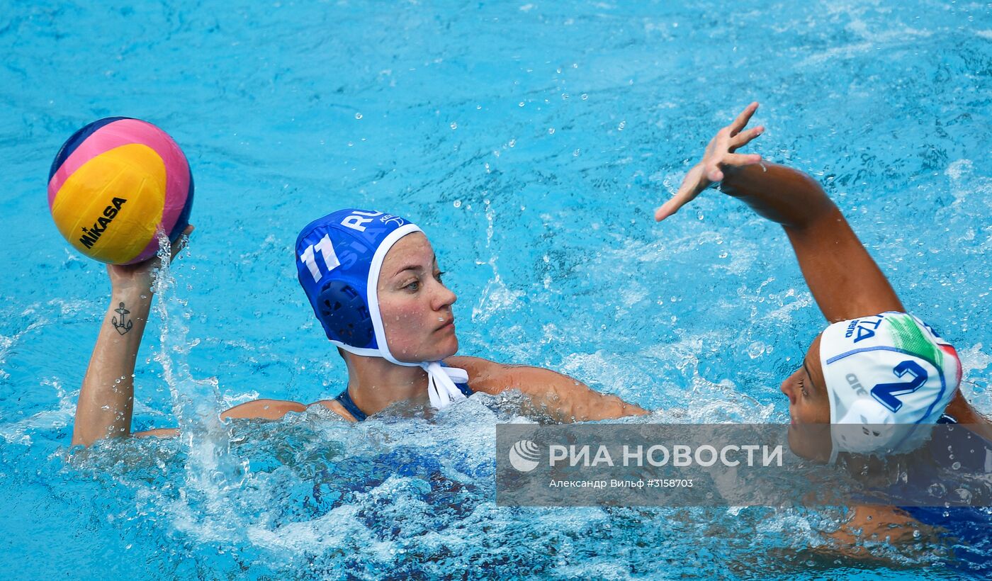 Чемпионат мира FINA 2017. Водное поло. Женщины. Матч Италия – Россия