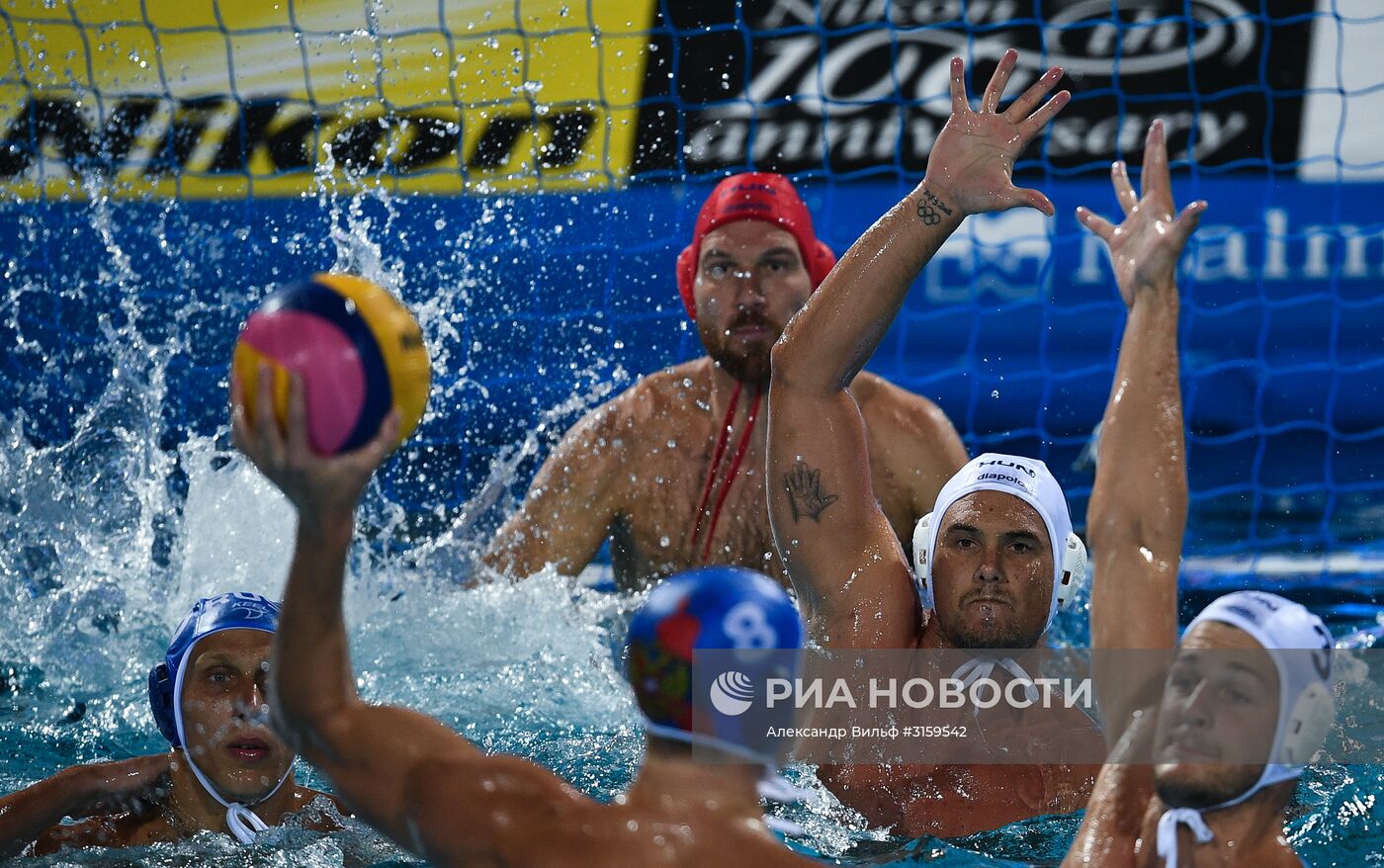 Чемпионат мира FINA 2017. Водное поло. Мужчины. Матч Венгрия – Россия (1/4 финала)