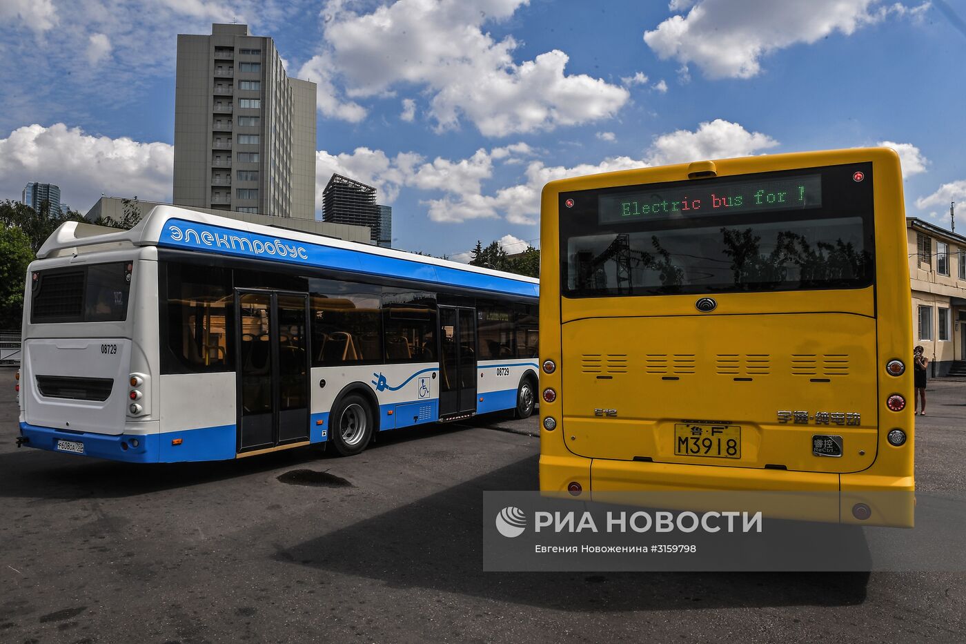 Презентация китайского электробуса в Москве