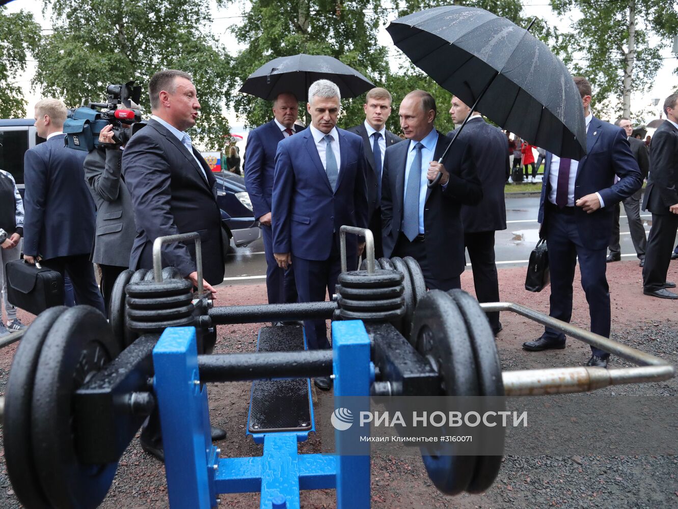 Рабочая поездка президента РФ В. Путина в Карелию