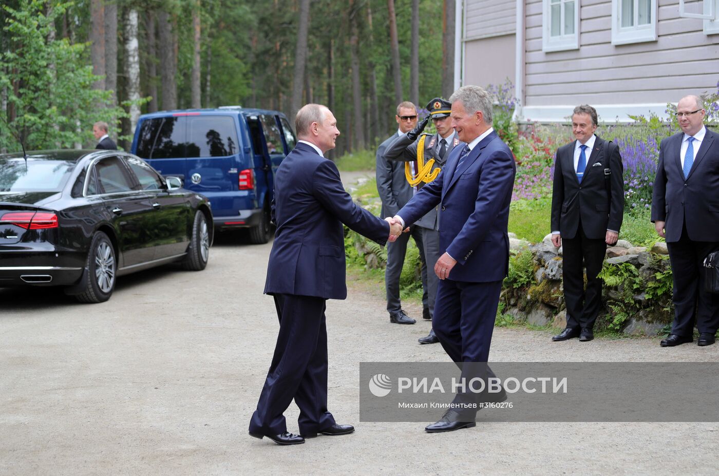 Рабочая поездка президента РФ В. Путина в Финляндию