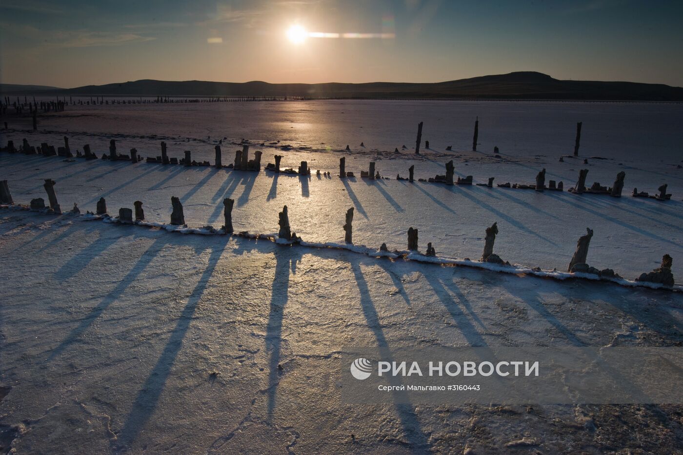 Чокракское озеро в Крыму