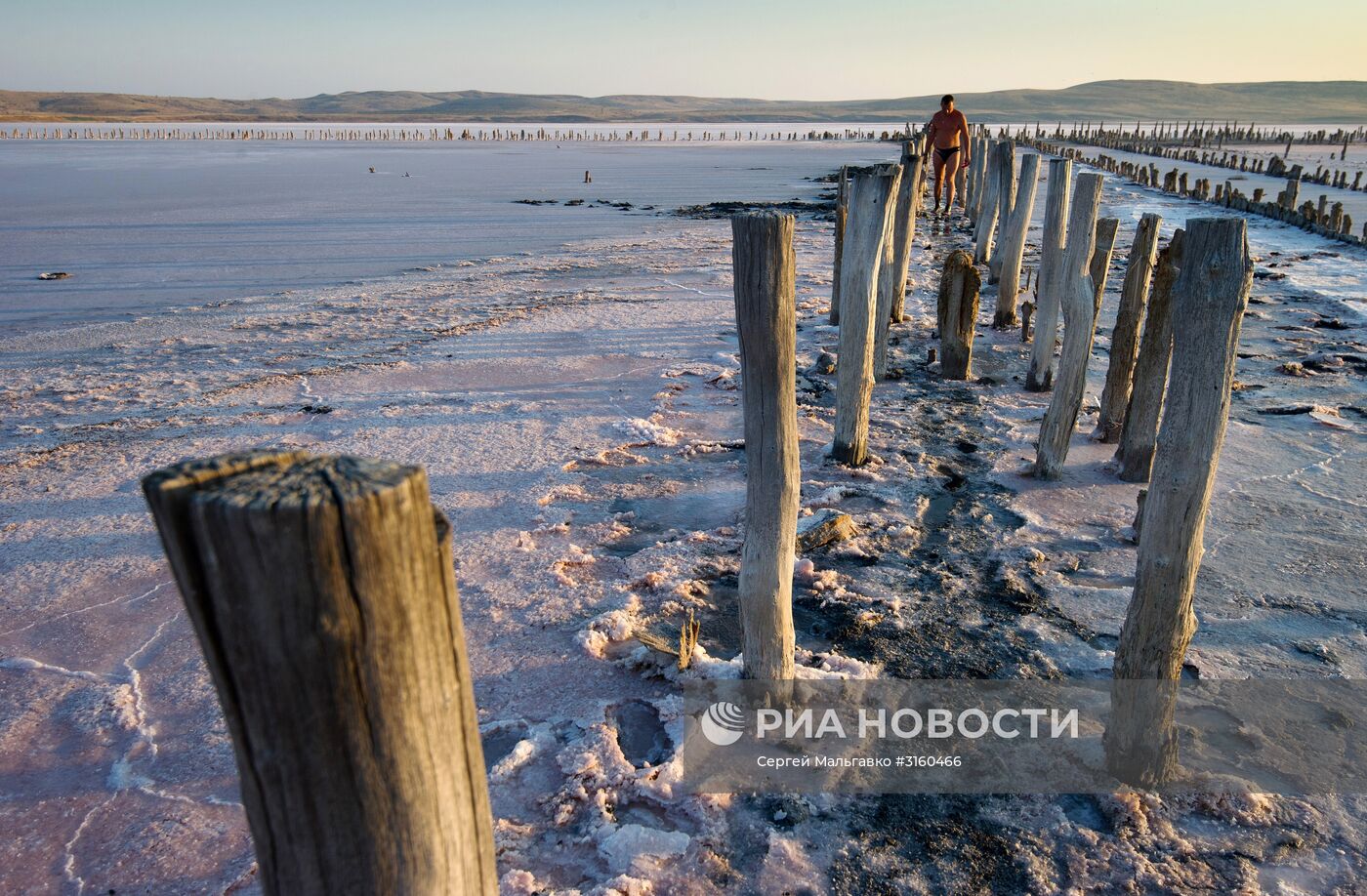 Чокракское озеро в Крыму