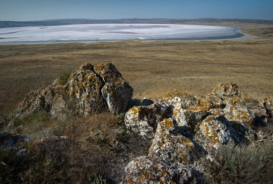 Чокракское озеро в Крыму