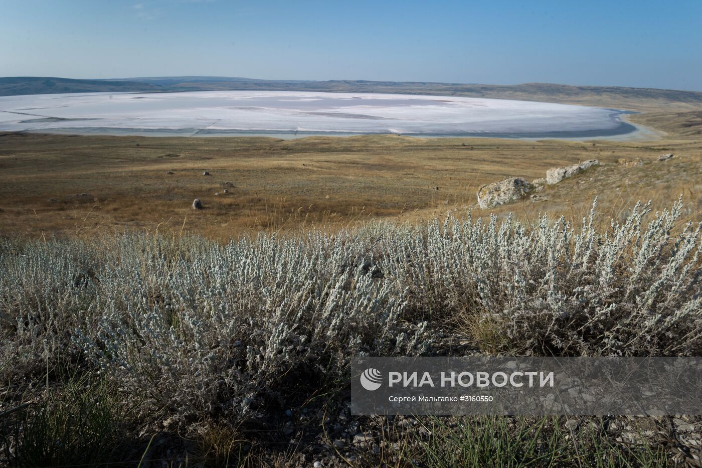 Чокракское озеро в Крыму