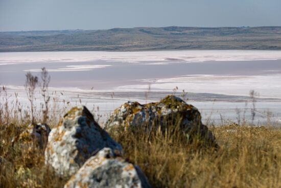 Чокракское озеро в Крыму