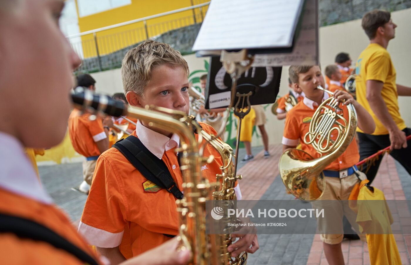 Фестиваль детских духовых оркестров в "Артеке"