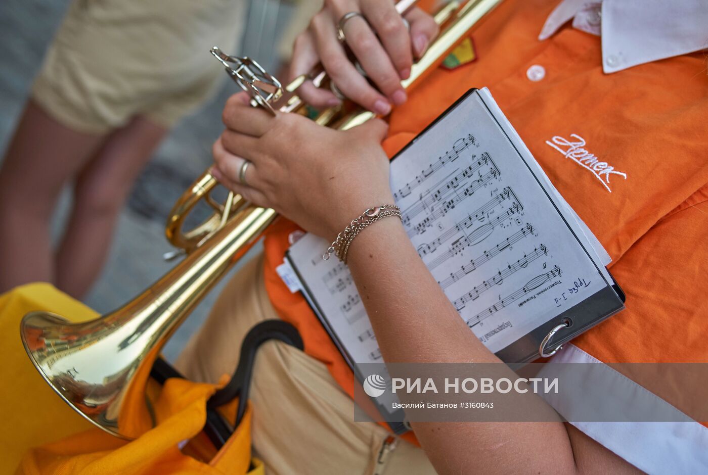Фестиваль детских духовых оркестров в "Артеке"
