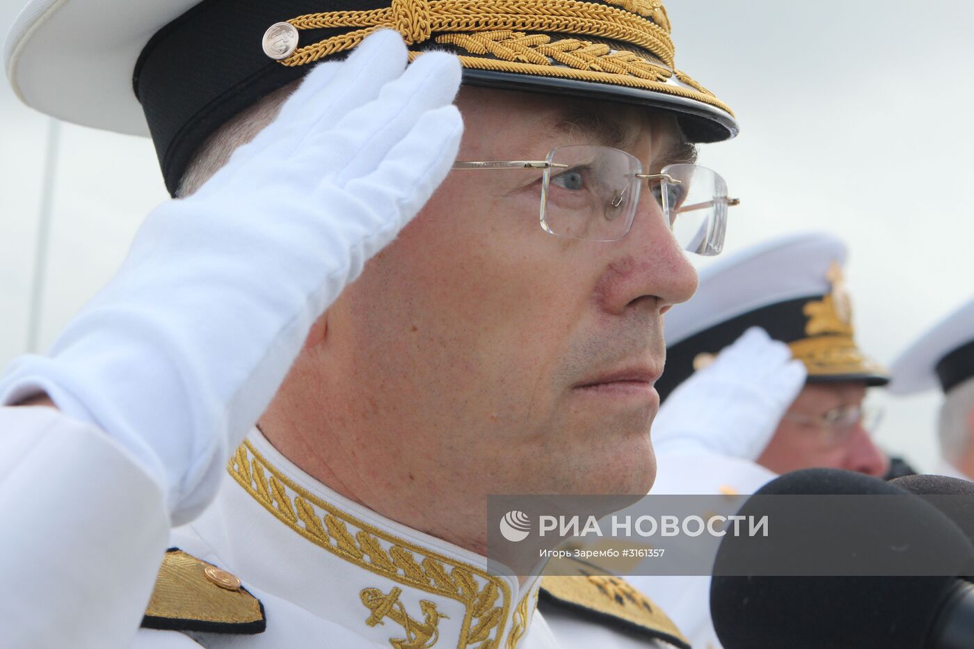 Репетиция военно-морского парада в Балтийске