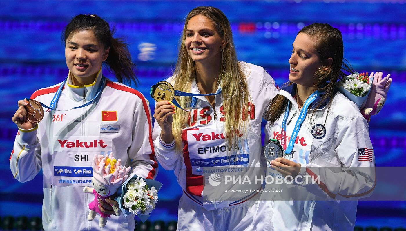 Чемпионат мира FINA 2017. Плавание. Шестой день