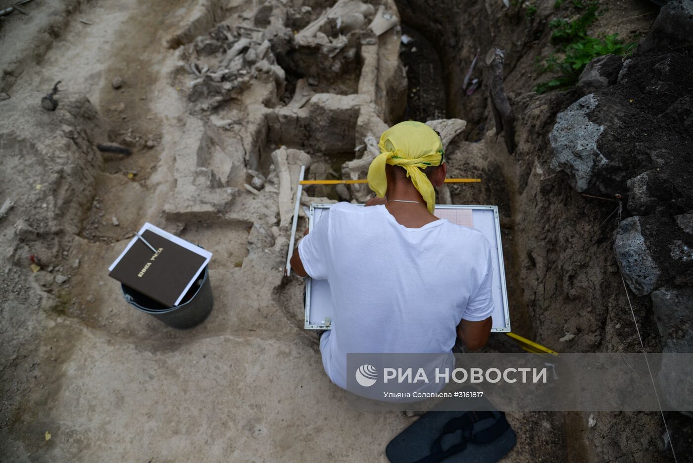 Археологический раскопки в Воронежской области