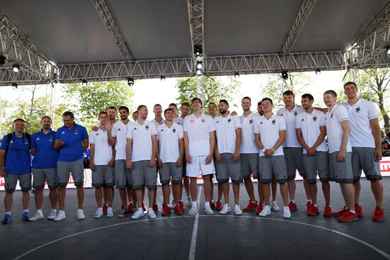 Баскетбол. Презентация мужской сборной России