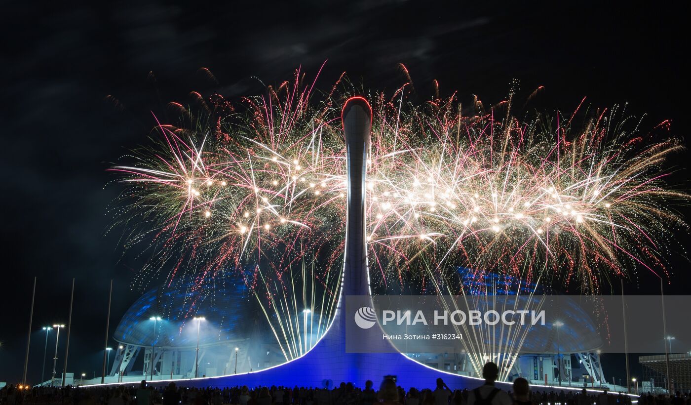 Отборочный этап Мирового чемпионата фейерверков в Сочи