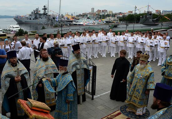 Празднование Дня ВМФ в городах России