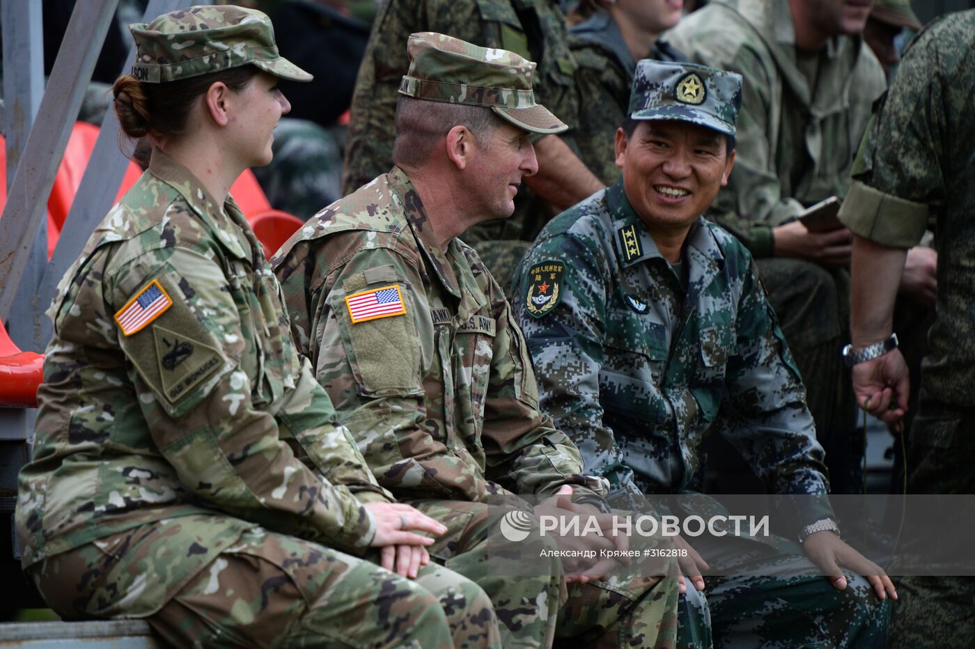 Церемония открытия конкурса "Отличники войсковой разведки" в Новосибирской области