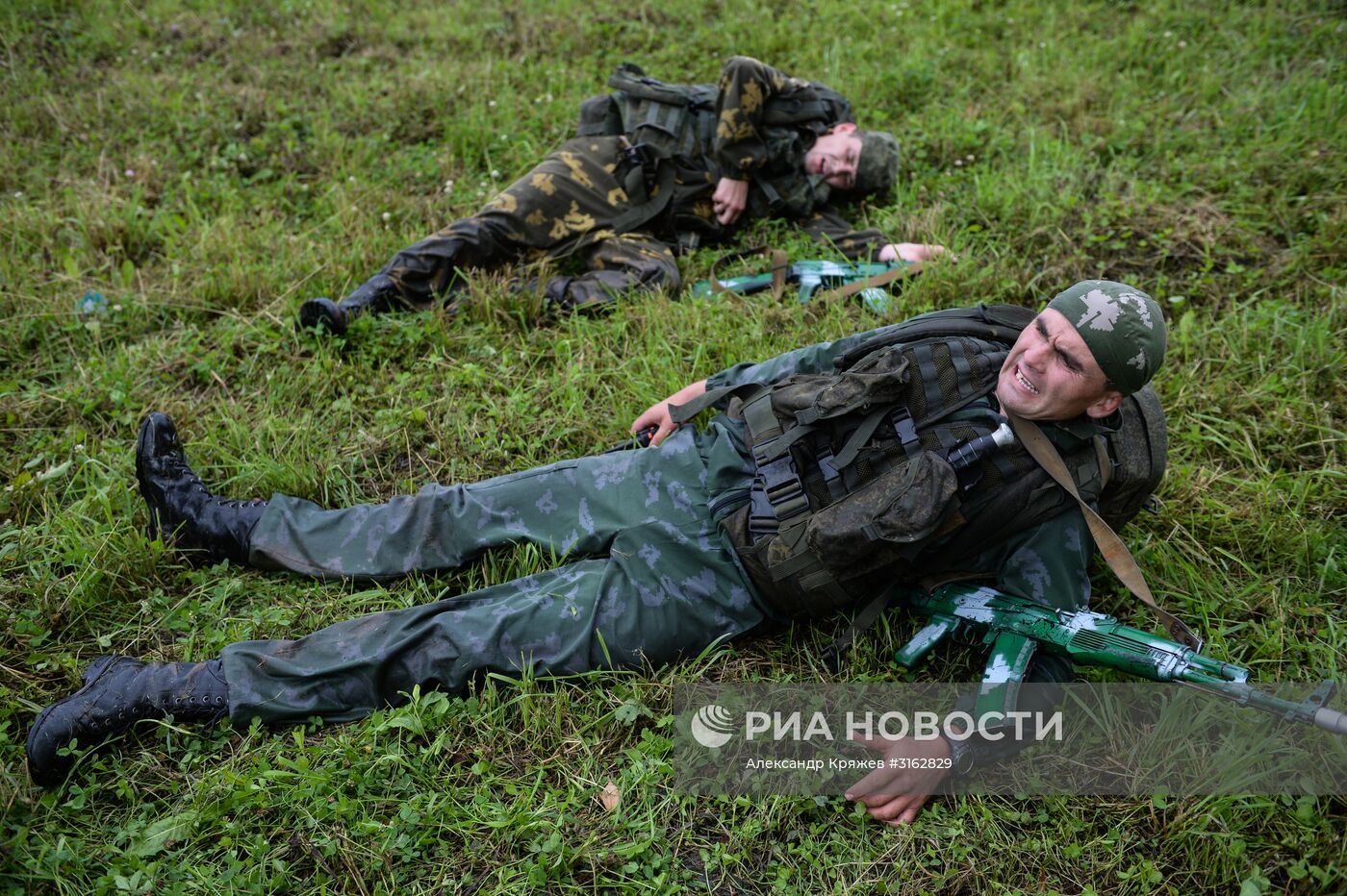 Церемония открытия конкурса "Отличники войсковой разведки" в Новосибирской области