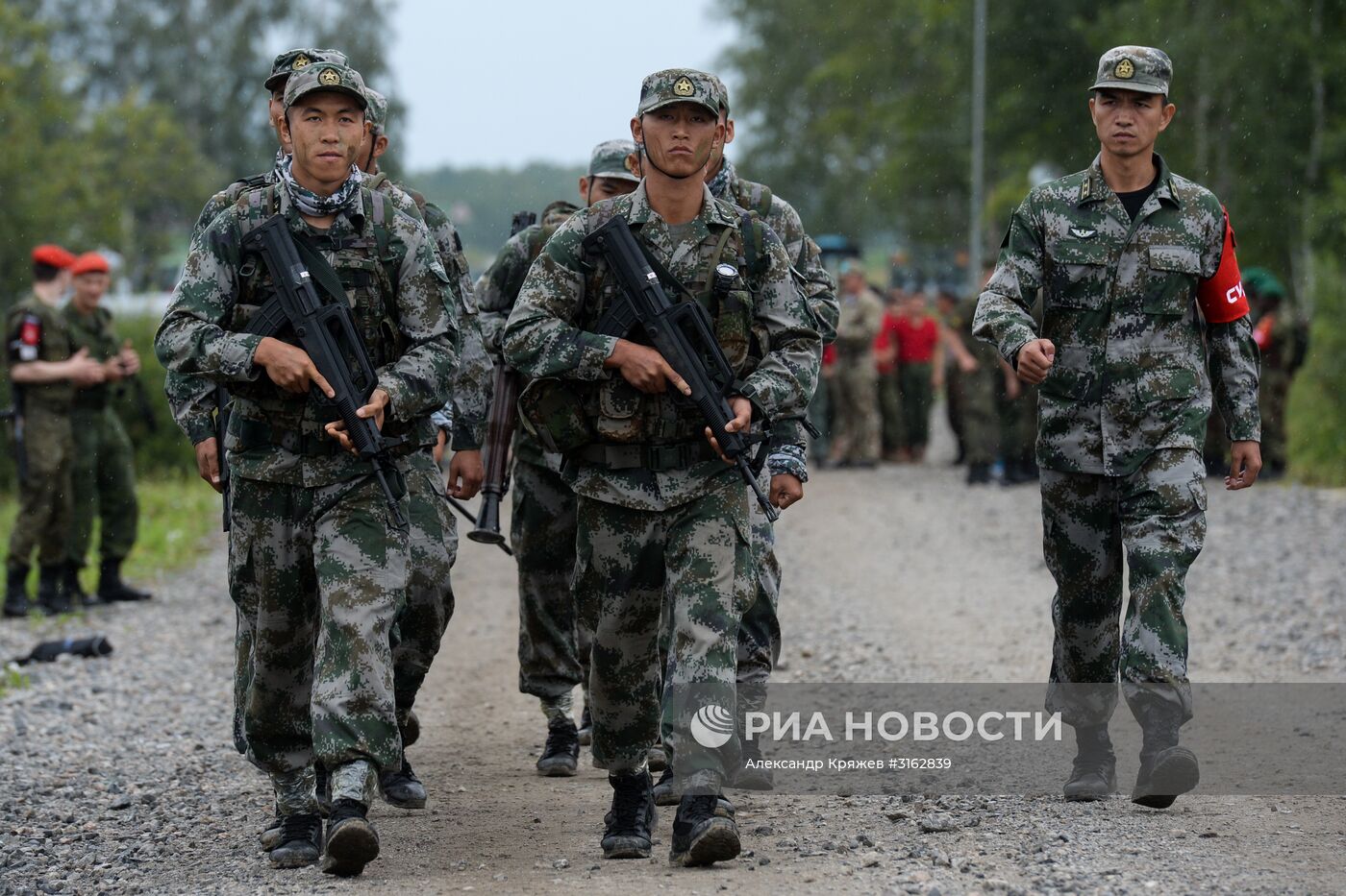 Церемония открытия конкурса "Отличники войсковой разведки" в Новосибирской области