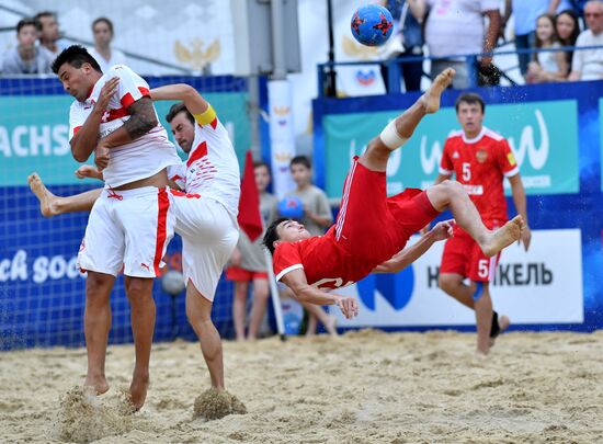 Пляжный футбол. Евролига-2017. Матч Россия - Швейцария
