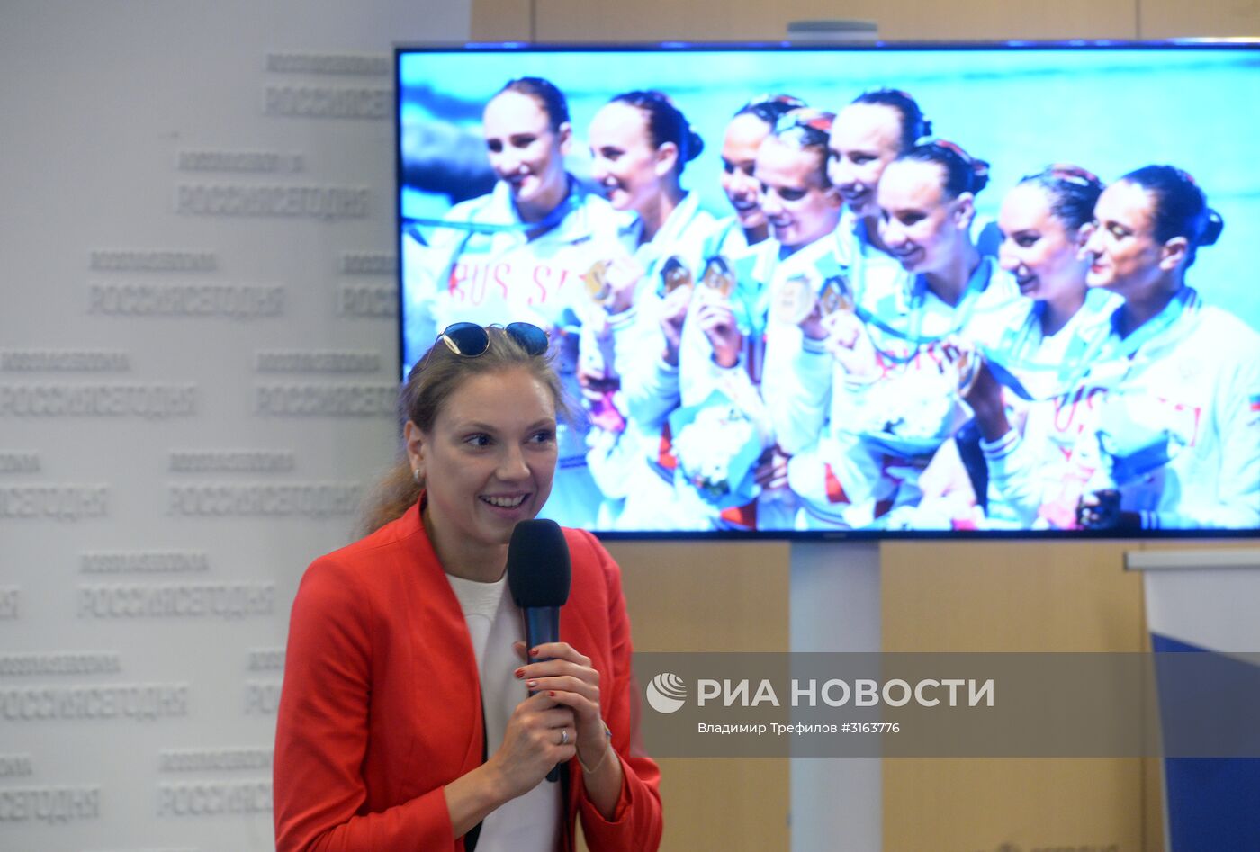 Пресс-конференция, посвященная выступлению сборной России на чемпионате мира по водным видам спорта