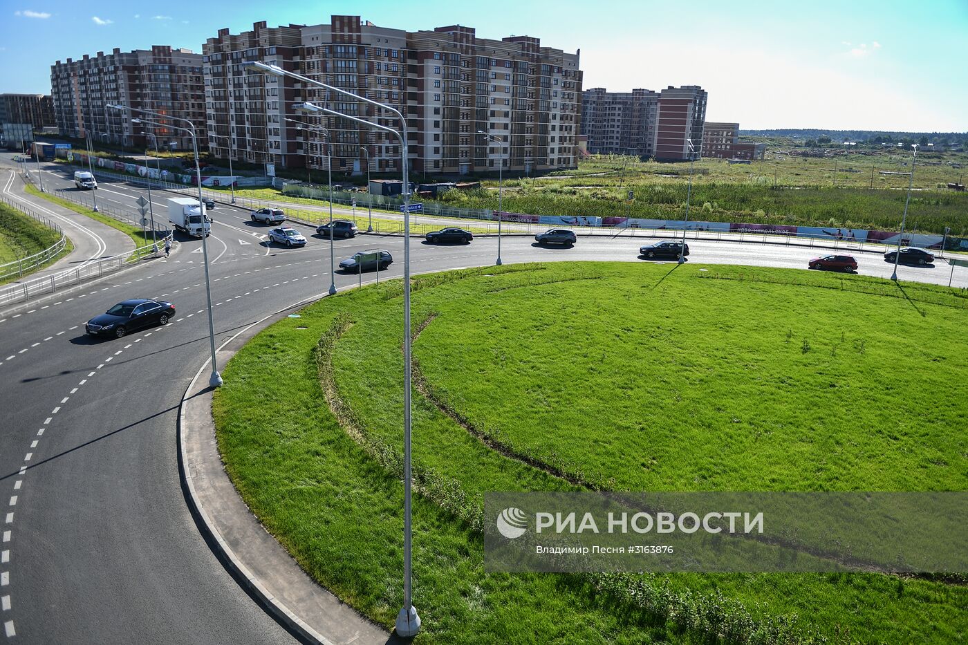 Открытие эстакады в Новой Москве | РИА Новости Медиабанк