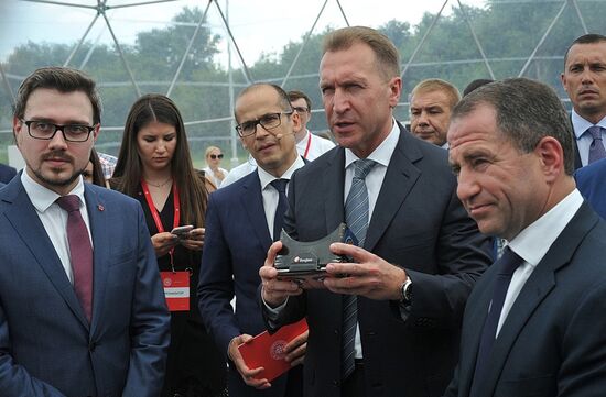 Рабочий визит первого вице-премьера РФ И. Шувалова в Республику Удмуртия