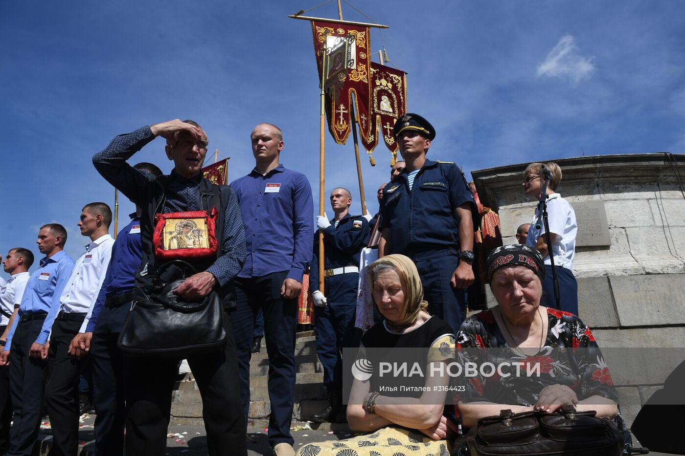 Празднование Дня ВДВ на Красной площади