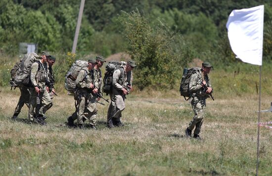 Конкурс среди подразделений спецназа "Зелёная тропа" в Краснодарском крае
