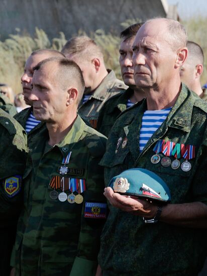 Празднование Дня ВДВ в Луганске