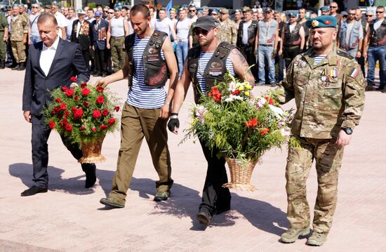 Празднование Дня ВДВ в Луганске