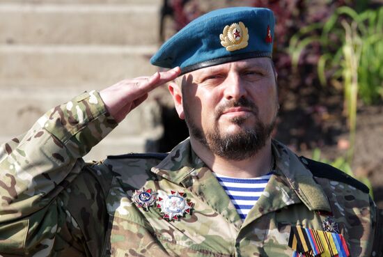 Празднование Дня ВДВ в Луганске