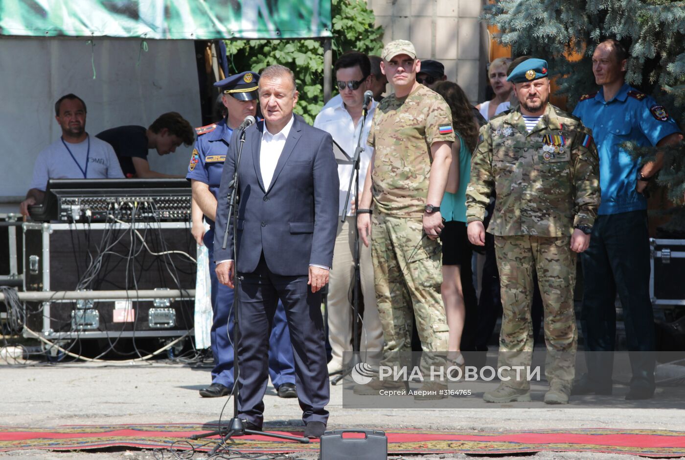 Празднование Дня ВДВ в Луганске
