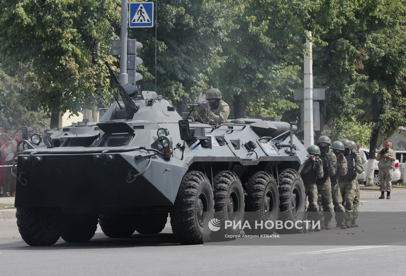 Празднование Дня ВДВ в Луганске