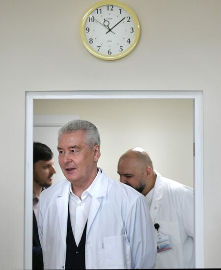 Мэр Москвы С. Собянин посетил ГКБ №7