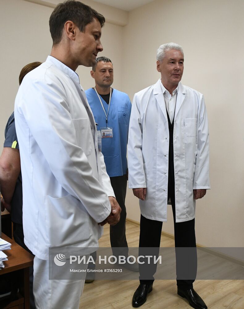 Мэр Москвы С. Собянин посетил ГКБ №7