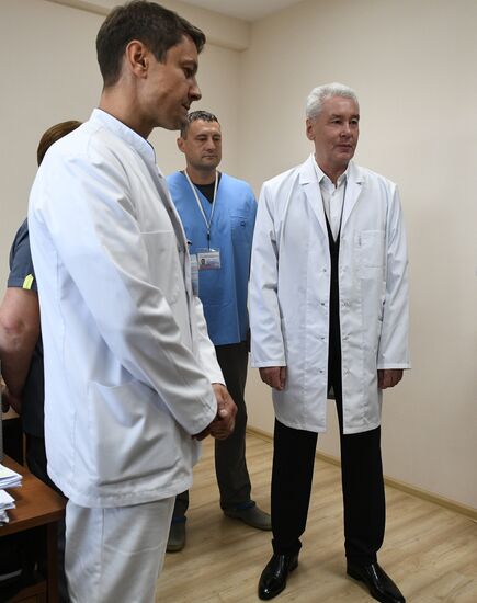 Мэр Москвы С. Собянин посетил ГКБ №7