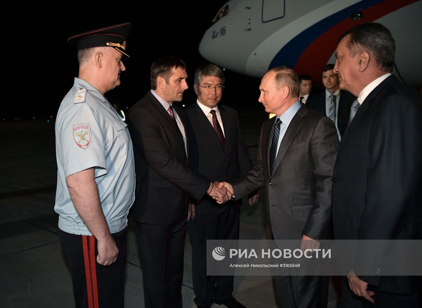 Рабочая поездка президента РФ В. Путина в Бурятию