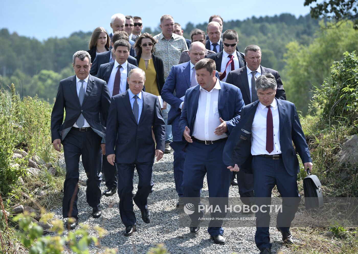 Рабочая поездка президента РФ В. Путина в Бурятию