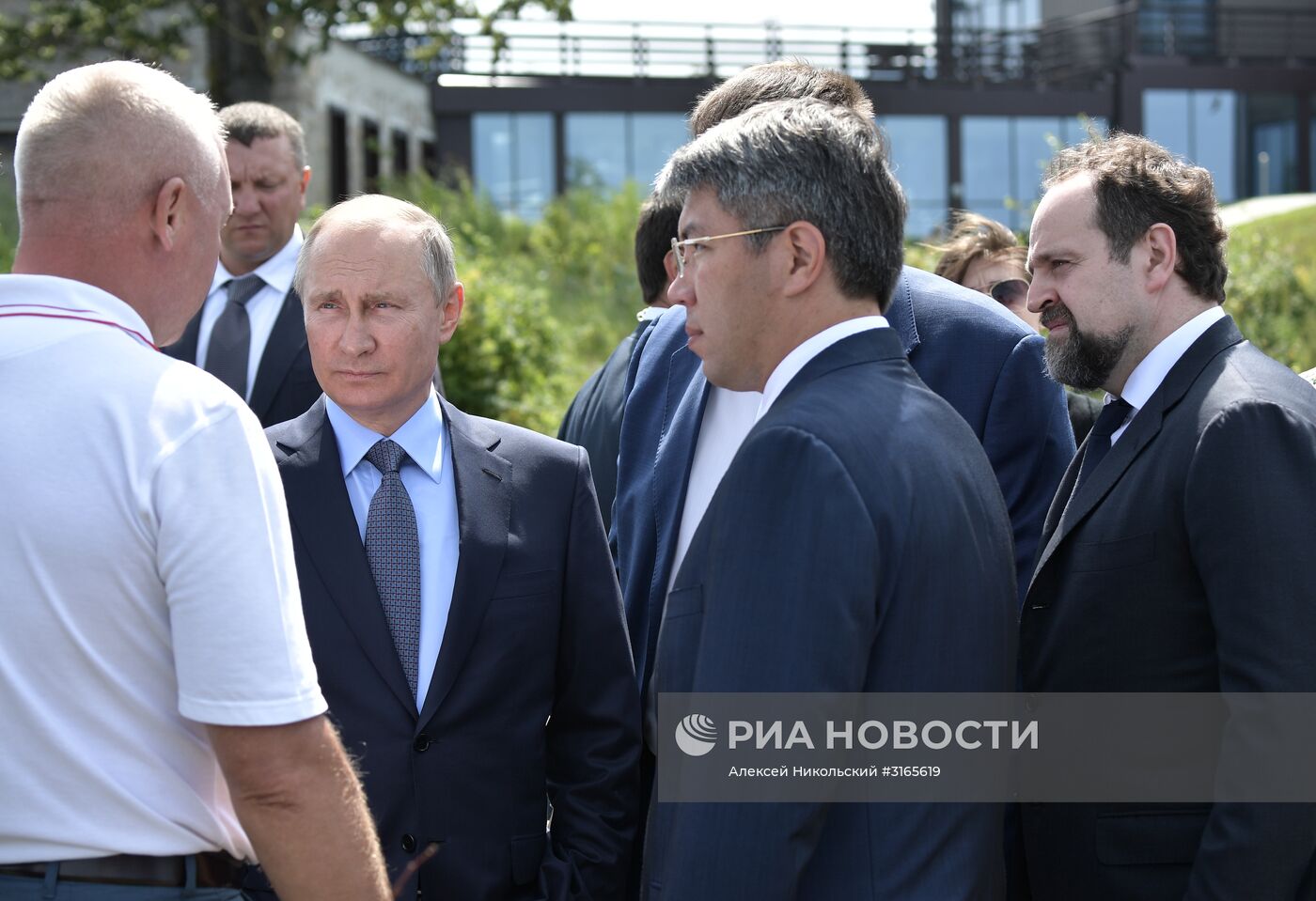 Рабочая поездка президента РФ В. Путина в Бурятию