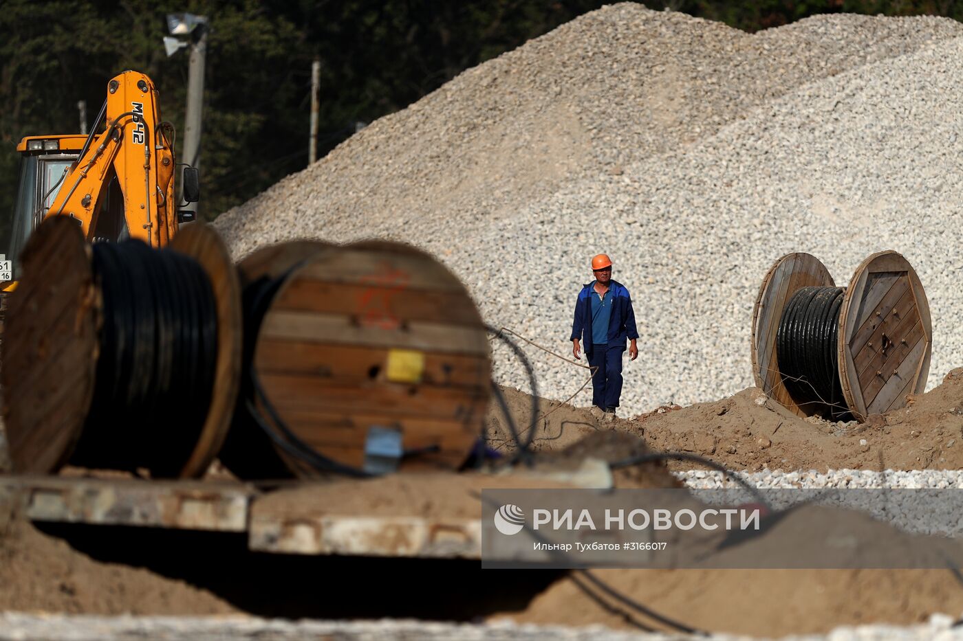 Строительство стадиона "Самара Арена"