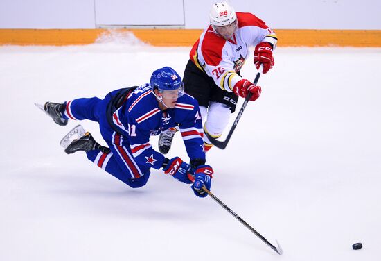 Хоккей. Sochi Hockey Open. Матч СКА - "Куньлунь"