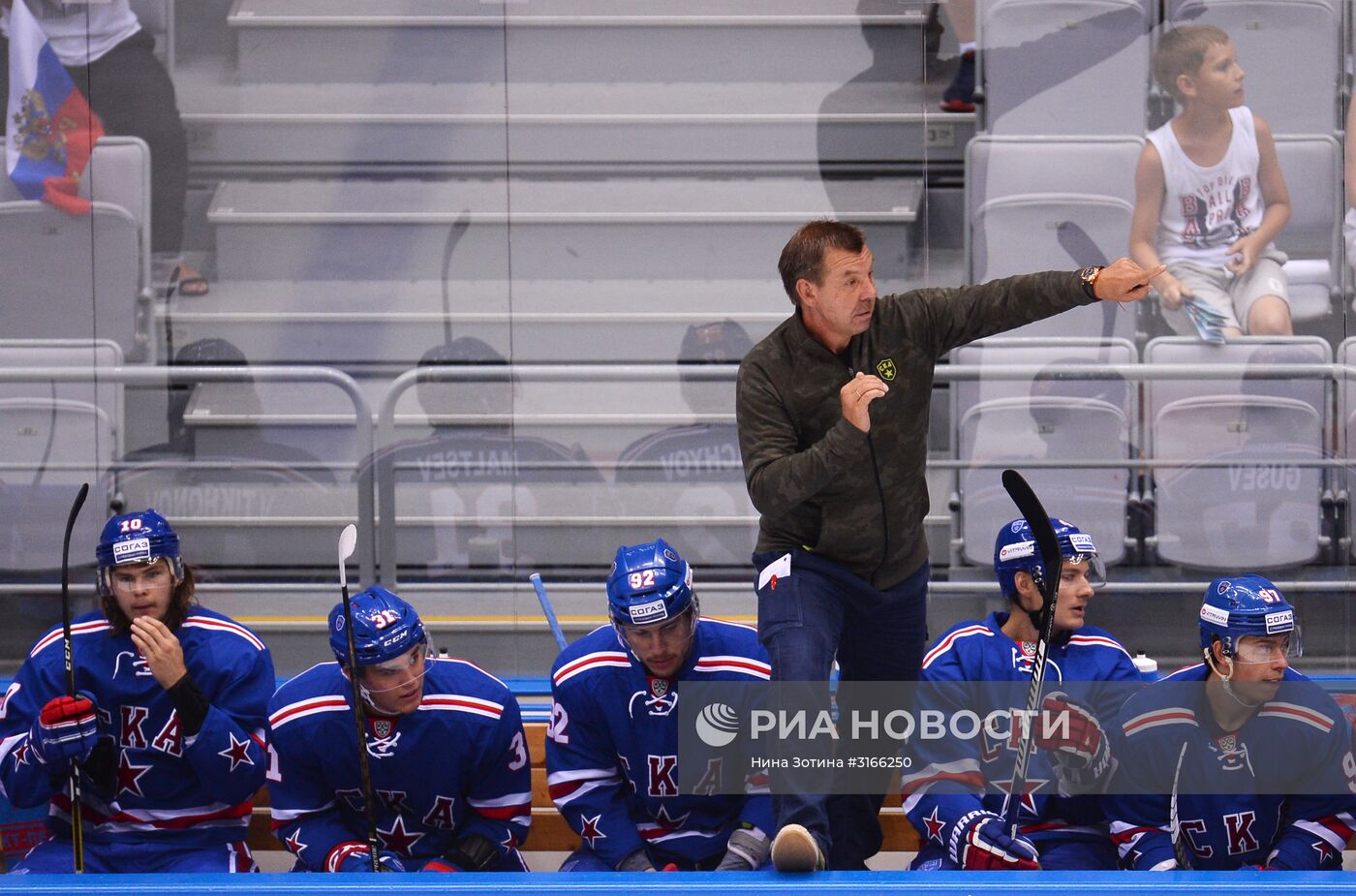 Хоккей. Sochi Hockey Open. Матч СКА - "Куньлунь"